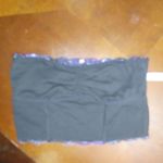 PINK - Victoria's Secret PINK S Galaxy Mesh Strapless Top in Purple Black Photo 10