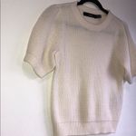 VERO MODA  Cream puff sleeve sweater size xs holiday coquette festive Photo 3