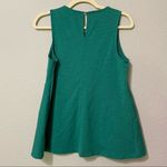 Deletta Anthropologie  Green Sleeveless Peplum Blouse Womens S Y2K Twee Preppy Photo 4