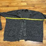 Wet Seal Button Front Longe Sleeve Dad Oversized Gray Cardi Cardigan Size large Photo 5