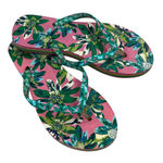 Vera Bradley ‎ Flip Flop Tropical Paradise Sandals Size 5-6 Photo 0