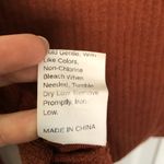 Rust Orange Ribbed Cropped Sweatshirt and Jogger Set Size M Size M Photo 11