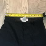 Escada women’s black buckle wool blend straight leg pants size 34 Photo 3