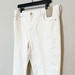 Madewell  Jeans Womens The '90s Straight Crop Raw Hem Title White‎ 32 NEW Photo 3