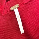 Free People red fitted cross cross back sweater Photo 6