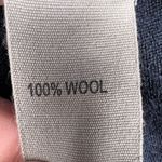 Jigsaw Wool Dress Navy Blue Long Sleeve Crew Neck Front Pockets Medium Photo 5