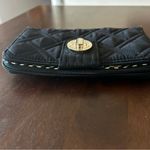 Vera Bradley  RFID TURN LOCK & ZIP ORGANIZER WALLET~BLACK~8” x 5” Photo 5