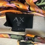 AX Paris  floral orange purple green v neck short sleeve romper 14 Photo 3