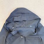 London Fog  Single-Breasted Trench Coat Removable Hood Black Medium Photo 3