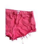 Frame Le Bridgette Pink Denim Shorts Size US 33 Photo 4