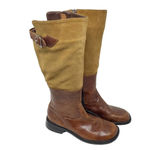 Matisse‎ Suede and Leather Tan Cognac Brown Tall Riding Boots Size 7.5 Photo 0