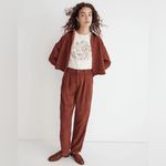 Madewell  Corduroy High-Rise Tapered Pants NWT Photo 2
