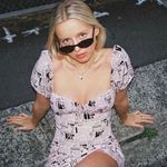 Realisation Par 💕💕 Venus Babydoll Mini Dress ~ Pink Newspaper Print XS Y2K 90s Photo 2