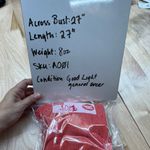 We The Free Londontown Thermal Oversize Top Red Orange Size XS Photo 11