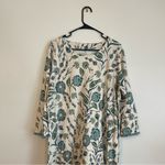 Spartina 449  XXL Hamilton Jacobean Island Fringe Mini Dress Cotton Made In Peru Photo 2