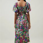 Sugar Lips Trinity Floral Lullaby Balloon Sleeve Midi Dress Med Photo 2