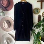 CAbi Madison Cardigan STYLE 3715 black button front cotton Women’s SIZE SMALL Photo 1