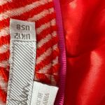 Boden Orange Striped Pencil Skirt Women's 8 Classic Career Preppy Fall Straight Photo 10