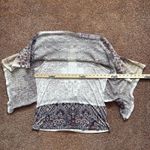 Reba  Top Attached Poncho Large Western Boho Rhinestone Stretchy Made in USA Photo 5