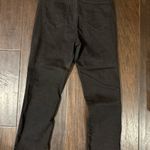 EXPRESS Black Denim Jeans  button fly size 8 Photo 1