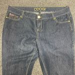 COOGI  Women's Slim Straight Leg Embroidered Pockets Dark Wash Jeans Size 20W Photo 1