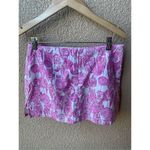 Lilly Pulitzer Night Owls Pink And White Skirt / Skort Sz 6 Owl Print Photo 3