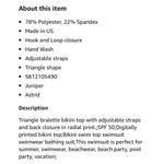 Mara Hoffman 🆕 Astrid purple triangle… Photo 5