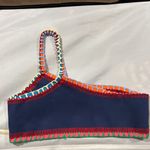 kiini  TASMIN - ONE SHOULDER TOP NAVY SIZE Large NWOT Photo 4