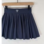 Aritzia TNA Womens Skort Blue Move Tennis Mini Skirt Pleated Pull On A Line XS Photo 7