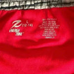 Energy zone  athletic running‎ shorts size Lg excellent condition color is coral Photo 2