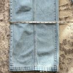 Madewell  Womens High Waisted Light Denim Wide Leg Belted Jeans - Size 33 Photo 2