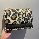 Coach Klare Crossbody Bag With Leopard Print And Signature Canvas # CCK61 Photo 2