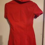 Vintage 70's red nurse top uniform size xs Photo 3