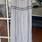 Japna Blue And White Maxi Dress Photo 0