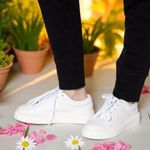 Ganni š¤ Sporty Mix Monochrome Sneaker š¤ Bright White Vegan Leather š¤ 41 š¤ Photo 0