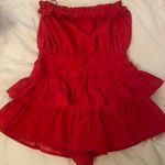 The Moon Day + Red Ruffle Romper  Photo 0