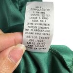 She & Sky She + Sky Donna Satin Mini Dress Emerald Green Collared Long Sleeve NWT Size S Photo 9