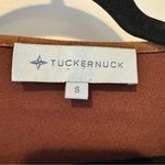 Tuckernuck Brown Faux Suede Easton Swing Blouse | S Tan Size L Photo 4