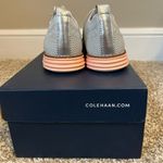 Cole Haan womens Light Gray Knit Oxfords with Pink Sole Size 5 Photo 3