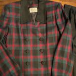 Le Suit vintage plaid blazer jacket with high waisted skirt Photo 5