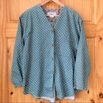 Vintage Ellen Margaret Moody tiny calico floral print blouse size L Size L Photo 6