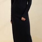 Aerie Ribbed Front Tie Long Sleeve Maxi Dress Photo 0