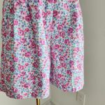 American Vintage Vintage 90s Just Me Pink Floral High Waist Pleated Shorts Cotton Bermuda 8 Photo 2