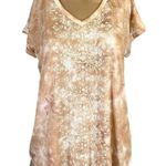 Style & Co Womens T Shirt Top Tie Dye Capped Sleeve Pullover Lightweight Small Photo 0