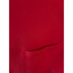 BAY STUDIO Career Red Silk Button Up Long Sleeve Collared Shirt Top Women's L Size L Photo 1