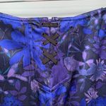 Elie Tahari  Silk Wide Leg Navy Floral Pants 0 Photo 6