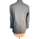 Vintage Harve Benard Gray Utility Shirt Jacket Button Front Stretch Minimalist Size 8 Photo 2