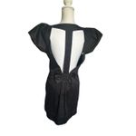 French Connection NWT Lolo Cutout Bow Back Dress Black Size 12 Photo 5