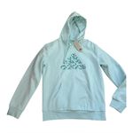 Adidas NWT Women’s Halo Mint Animal Long Sleeve Fleece Hoodie Sweatshirt | M Photo 0