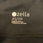 Zella Black Crop Mesh Detail Leggings Size XS Photo 3